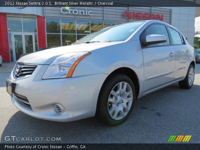 2012 Nissan Sentra 2.0 S in Brilliant Silver Metallic