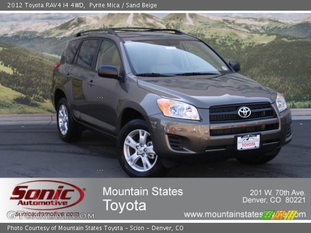 2012 Toyota RAV4 I4 4WD in Pyrite Mica