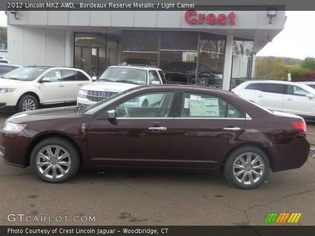 2012 Lincoln MKZ AWD in Bordeaux Reserve Metallic