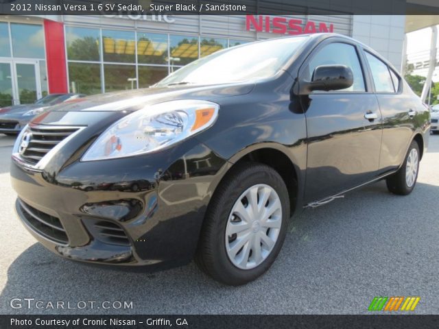 2012 Nissan Versa 1.6 SV Sedan in Super Black