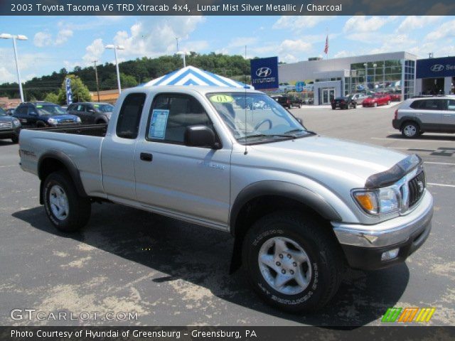 2003 Toyota Tacoma V6 TRD Xtracab 4x4 in Lunar Mist Silver Metallic
