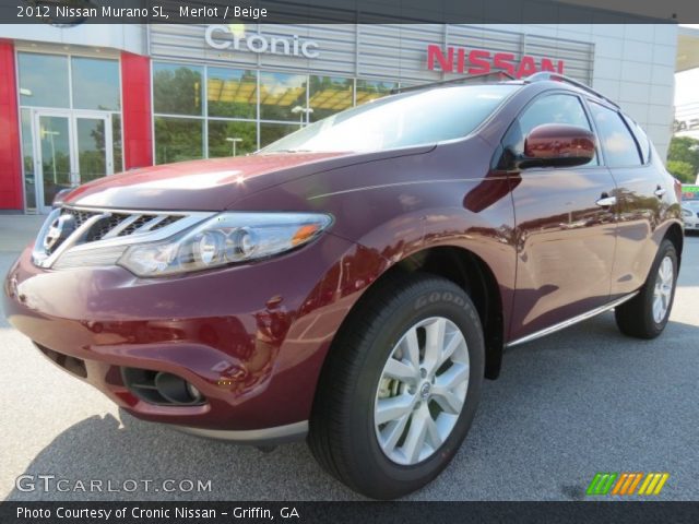 2012 Nissan Murano SL in Merlot