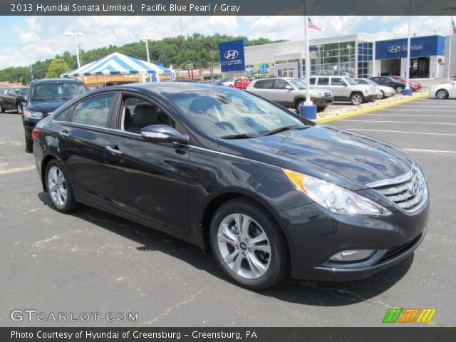 2013 Hyundai Sonata Limited in Pacific Blue Pearl
