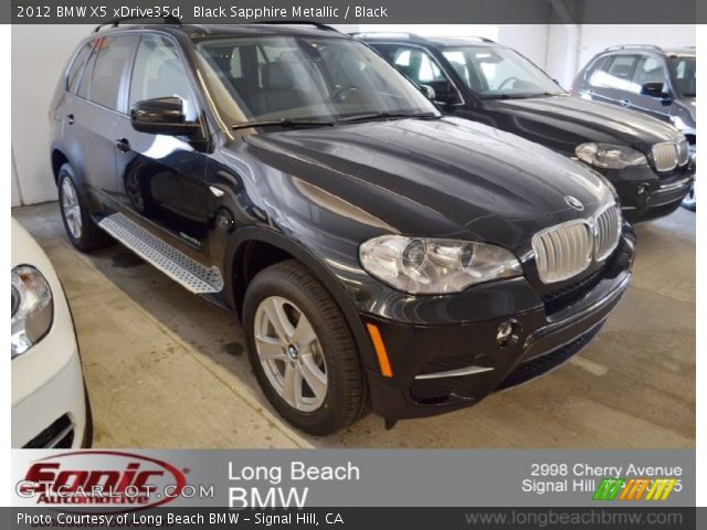 2012 BMW X5 xDrive35d in Black Sapphire Metallic
