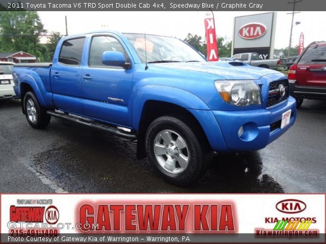 2011 Toyota Tacoma V6 TRD Sport Double Cab 4x4 in Speedway Blue