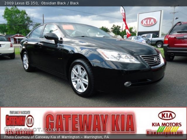 2009 Lexus ES 350 in Obsidian Black