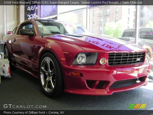 2008 Ford Mustang Saleen S281 Supercharged Coupe in Saleen Lizstick Red Metallic