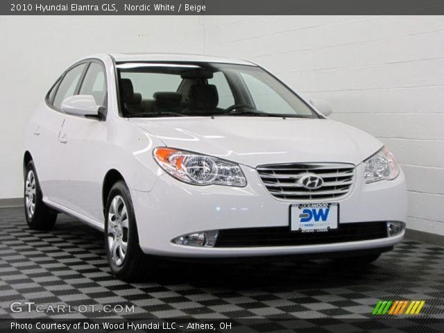 2010 Hyundai Elantra GLS in Nordic White