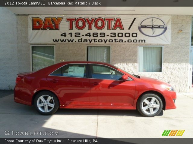 2012 Toyota Camry SE in Barcelona Red Metallic