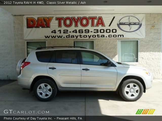 2012 Toyota RAV4 I4 4WD in Classic Silver Metallic