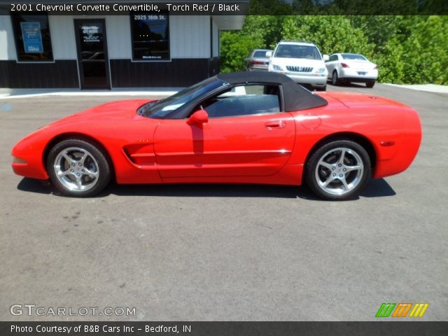 2001 Chevrolet Corvette Convertible in Torch Red
