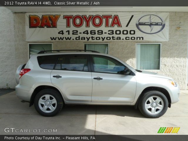2012 Toyota RAV4 I4 4WD in Classic Silver Metallic