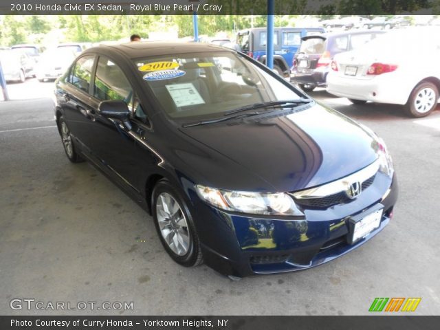 2010 Honda Civic EX Sedan in Royal Blue Pearl
