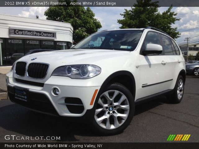 2012 BMW X5 xDrive35i Premium in Alpine White