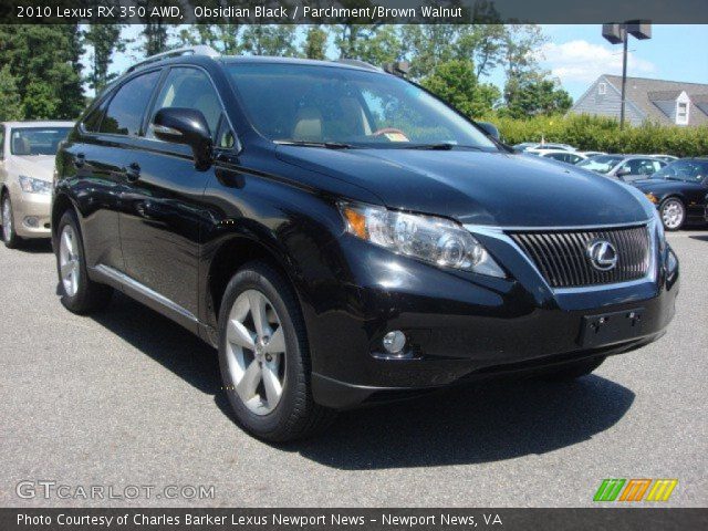 2010 Lexus RX 350 AWD in Obsidian Black