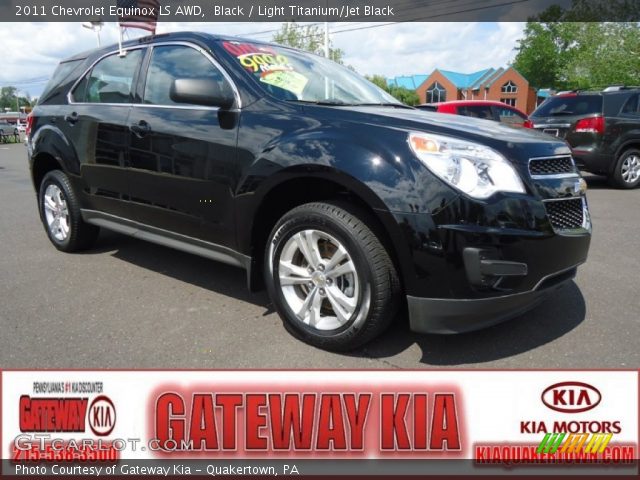 2011 Chevrolet Equinox LS AWD in Black