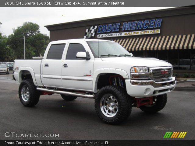 2006 GMC Sierra 1500 SLT Crew Cab 4x4 in Summit White