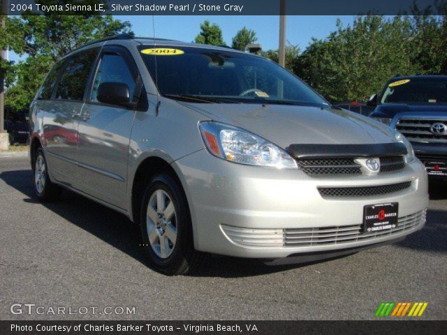 2004 Toyota Sienna LE in Silver Shadow Pearl