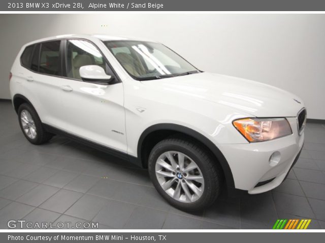 2013 BMW X3 xDrive 28i in Alpine White