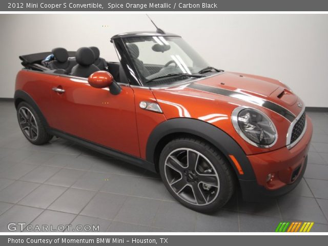 2012 Mini Cooper S Convertible in Spice Orange Metallic