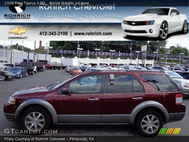 2008 Ford Taurus X SEL in Merlot Metallic