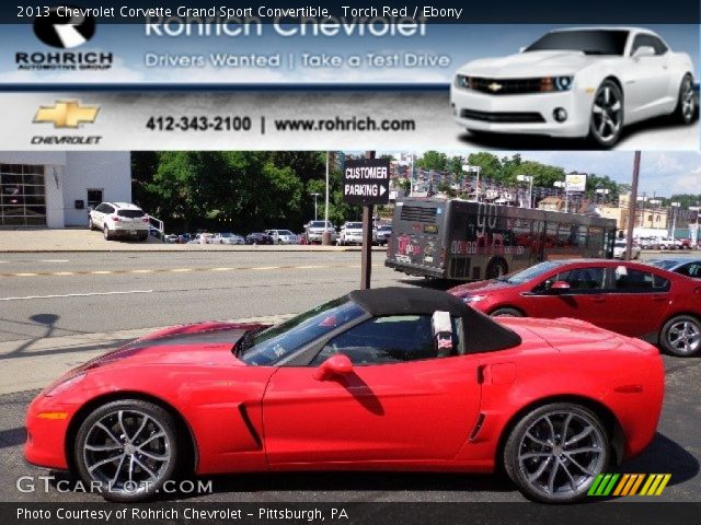 2013 Chevrolet Corvette Grand Sport Convertible in Torch Red