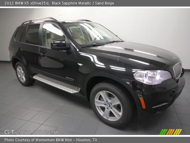 2012 BMW X5 xDrive35d in Black Sapphire Metallic