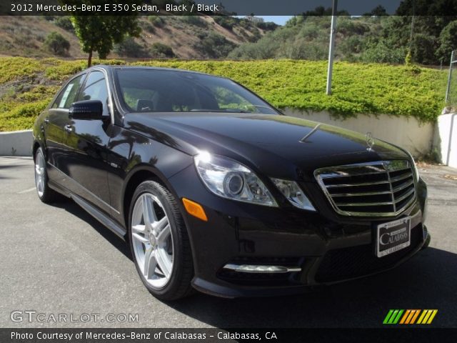 2012 Mercedes-Benz E 350 Sedan in Black