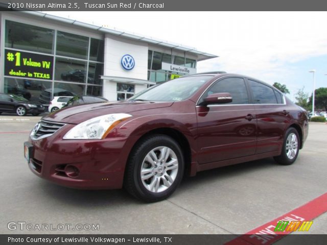 2010 Nissan Altima 2.5 in Tuscan Sun Red