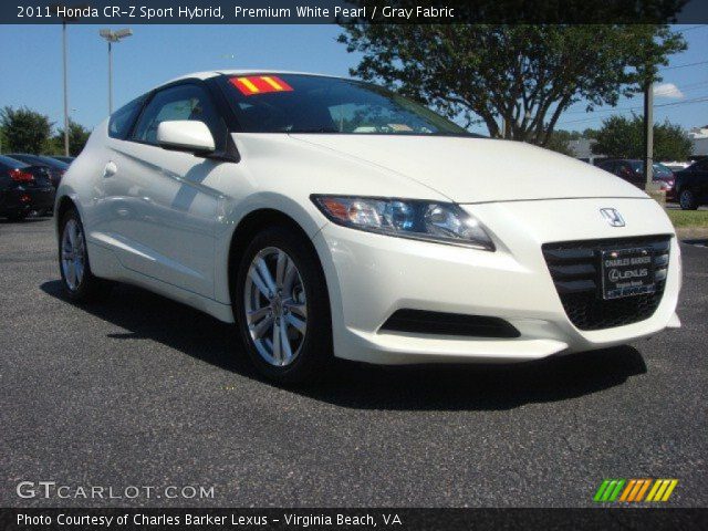 2011 Honda CR-Z Sport Hybrid in Premium White Pearl