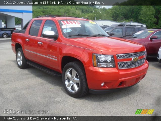 2011 Chevrolet Avalanche LTZ 4x4 in Inferno Orange Metallic