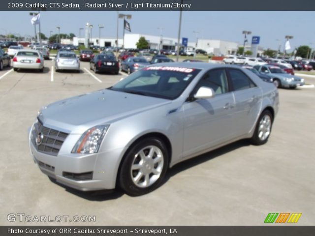 2009 Cadillac CTS Sedan in Radiant Silver