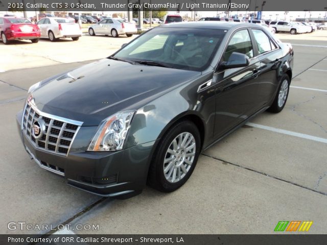 2012 Cadillac CTS 3.0 Sedan in Thunder Gray ChromaFlair