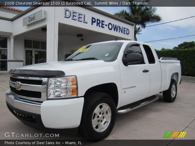 2008 Chevrolet Silverado 1500 LS Extended Cab in Summit White