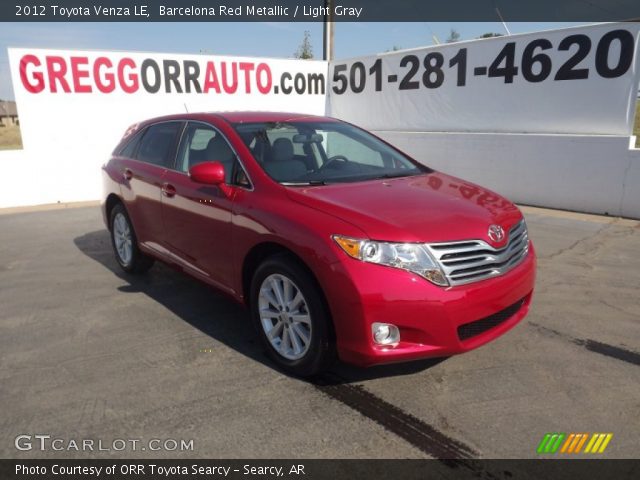2012 Toyota Venza LE in Barcelona Red Metallic