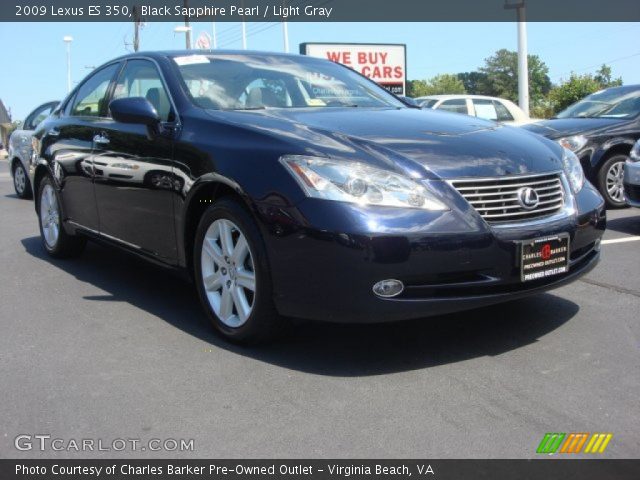2009 Lexus ES 350 in Black Sapphire Pearl