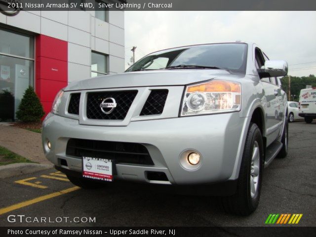 2011 Nissan Armada SV 4WD in Silver Lightning