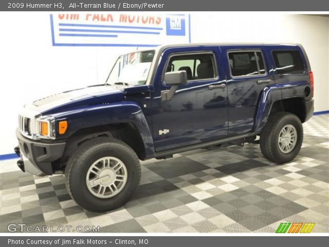 2009 Hummer H3  in All-Terrain Blue
