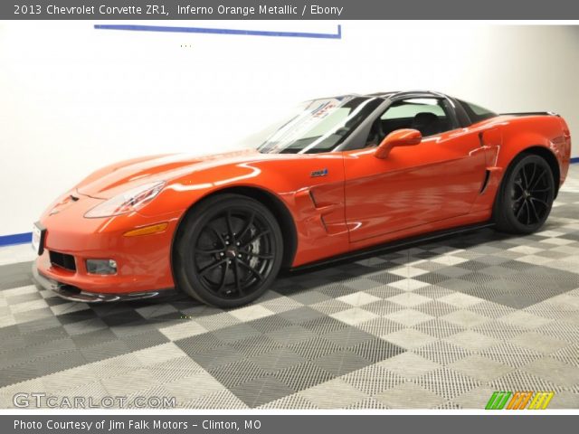 2013 Chevrolet Corvette ZR1 in Inferno Orange Metallic