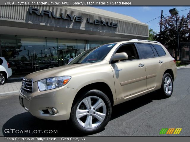 2009 Toyota Highlander Limited 4WD in Sandy Beach Metallic
