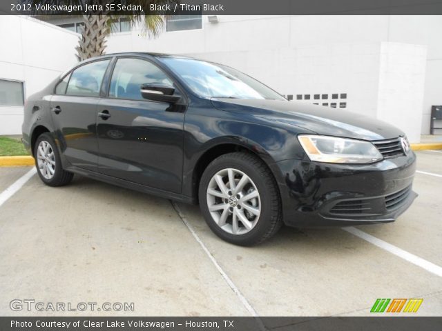 2012 Volkswagen Jetta SE Sedan in Black