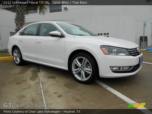 2012 Volkswagen Passat TDI SEL in Candy White