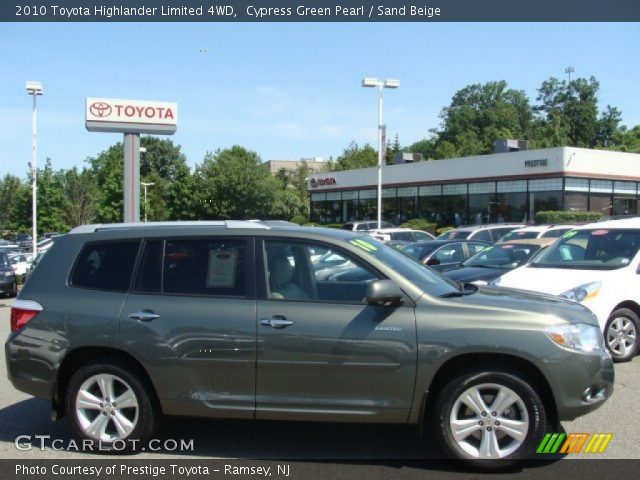 2010 Toyota Highlander Limited 4WD in Cypress Green Pearl