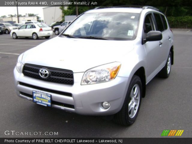 2008 Toyota RAV4 4WD in Classic Silver Metallic