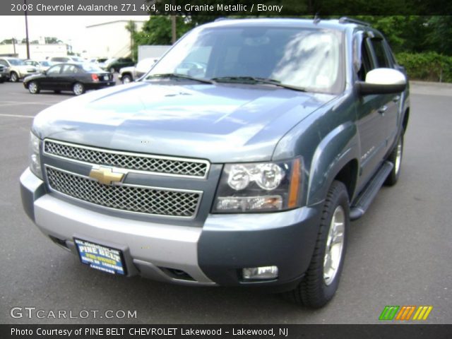 2008 Chevrolet Avalanche Z71 4x4 in Blue Granite Metallic