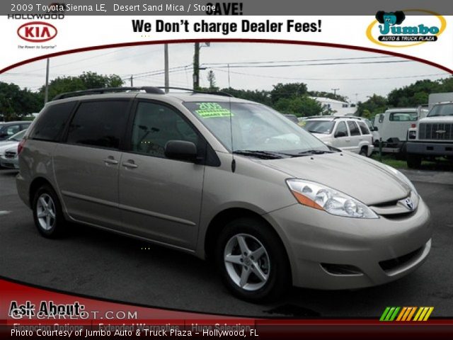 2009 Toyota Sienna LE in Desert Sand Mica