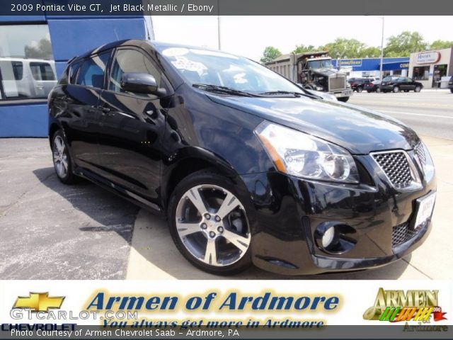 2009 Pontiac Vibe GT in Jet Black Metallic