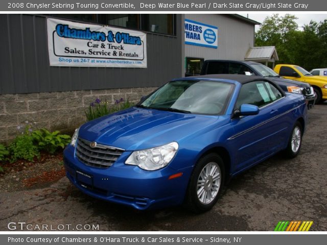 2008 Chrysler Sebring Touring Convertible in Deep Water Blue Pearl