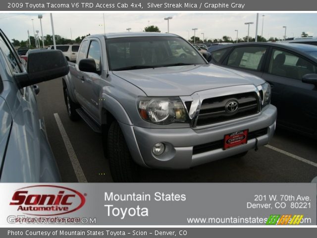 2009 Toyota Tacoma V6 TRD Access Cab 4x4 in Silver Streak Mica