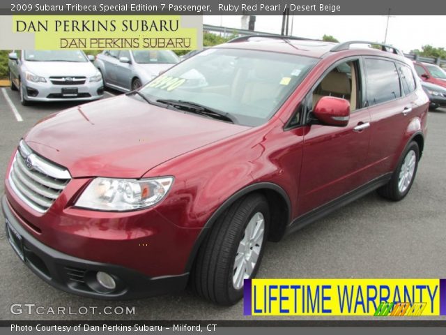 2009 Subaru Tribeca Special Edition 7 Passenger in Ruby Red Pearl
